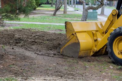 Yard grading equipment